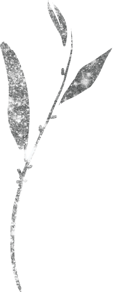 Silver leaves illustration